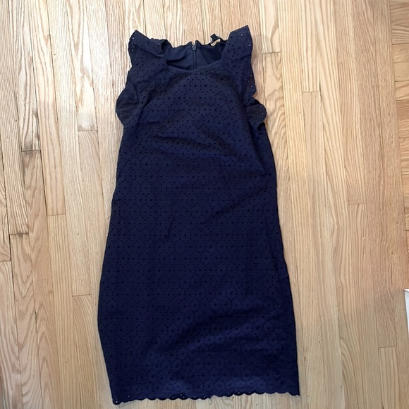 Navy Blue, lace overlay dress. Reitmans XXS. Only worn once. - Picture 1 of 5